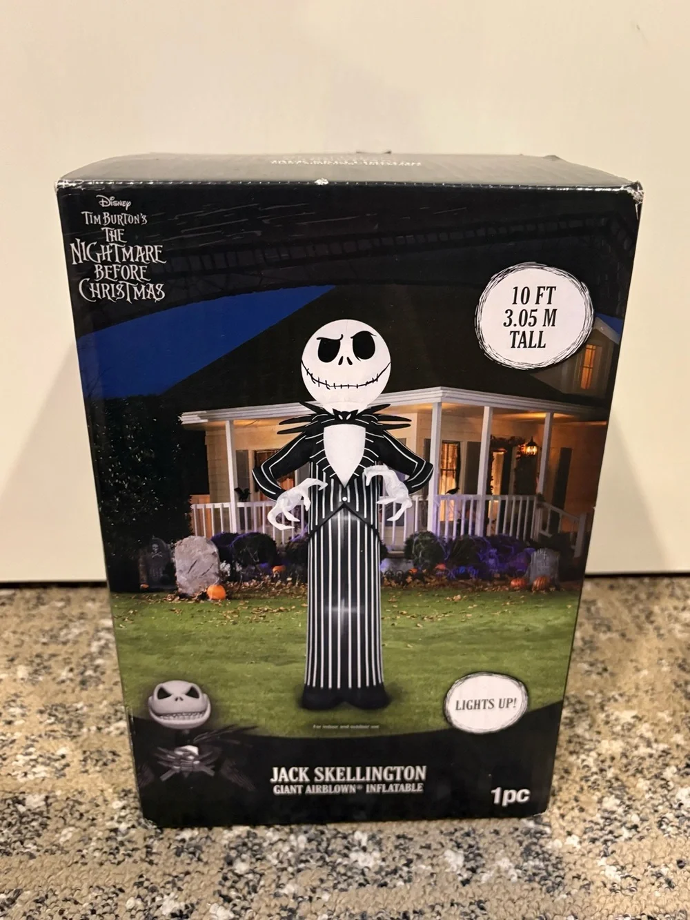 10FT Disney The Nightmare Before Christmas Jack Skellington Halloween Inflatable